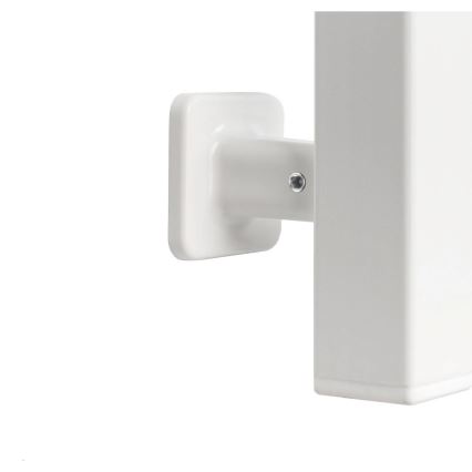 Elektrický sušiak na uteráky s termostatom SILOUETTE 187W/230V 120,6 cm IP44 biela pravá hranatý