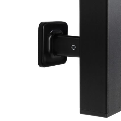 Elektrický sušiak na uteráky s termostatom FORTIS 155W 80x48 cm čierny pravý