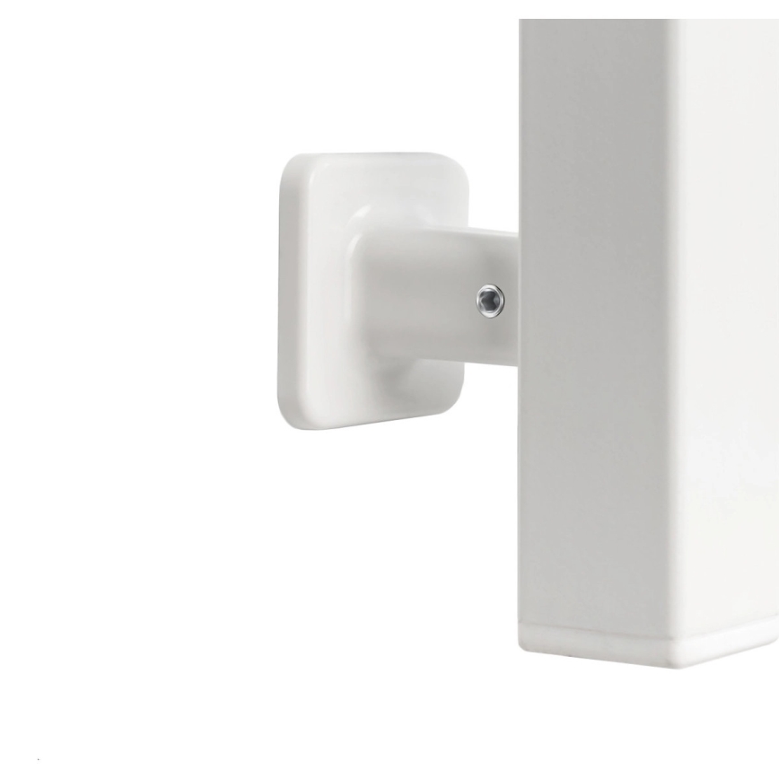 Elektrický sušiak na uteráky s termostatom FORTIS 155W 80x48 cm IP44 biely pravý