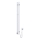 Elektrický sušiak na uteráky s termostatom SILOUETTE 187W/230V 120,6 cm IP44 biela pravá hranatý
