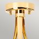 Elstead - LED Kúpeľňový luster na tyči FALMOUTH 1xG9/3W/230V IP44 béžová/zlatá