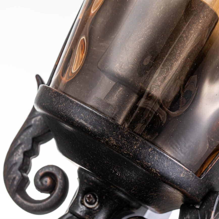 Elstead - Vonkajšie nástenné svietidlo BALTIMORE 1xE27/60W/230V IP44 bronzové