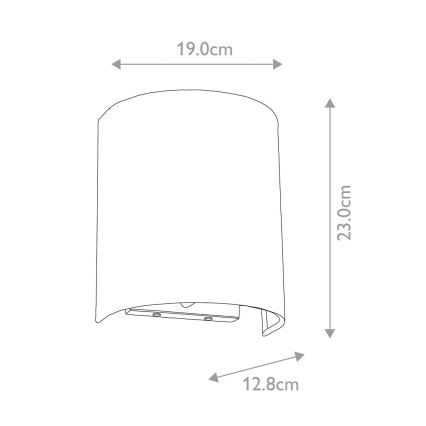 Elstead - Nástenné svietidlo COOPER 1xE27/60W/230V zlaté