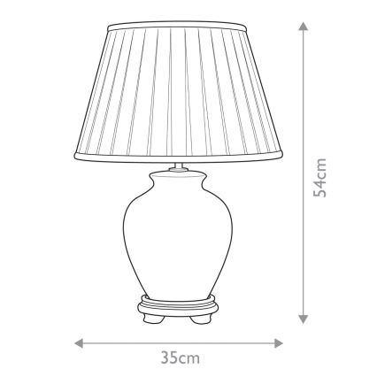 Elstead - Stolná lampa LINYI 1xE27/60W/230V