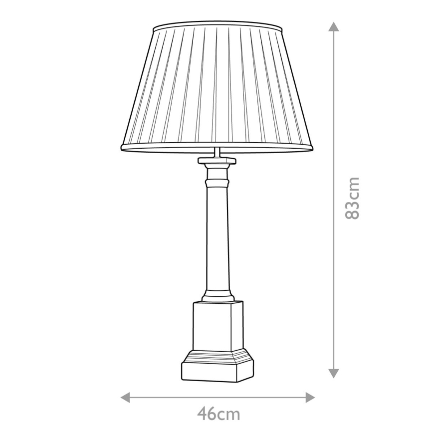 Elstead - Stolná lampa LOUVIERS 1xE27/60W/230V