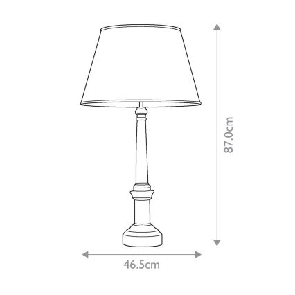 Elstead - Stolná lampa STRASBOURG 1xE27/60W/230V