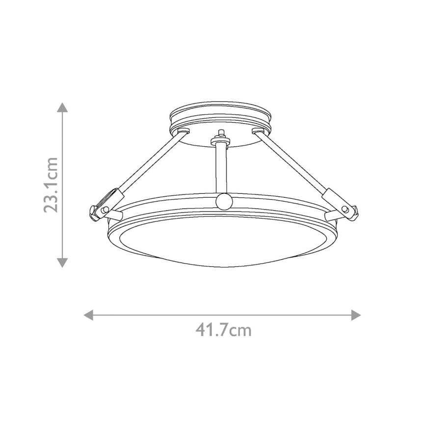 Elstead HK-COLLIER-SF-S - Prisadený luster COLLIER 3xE14/60W/230V