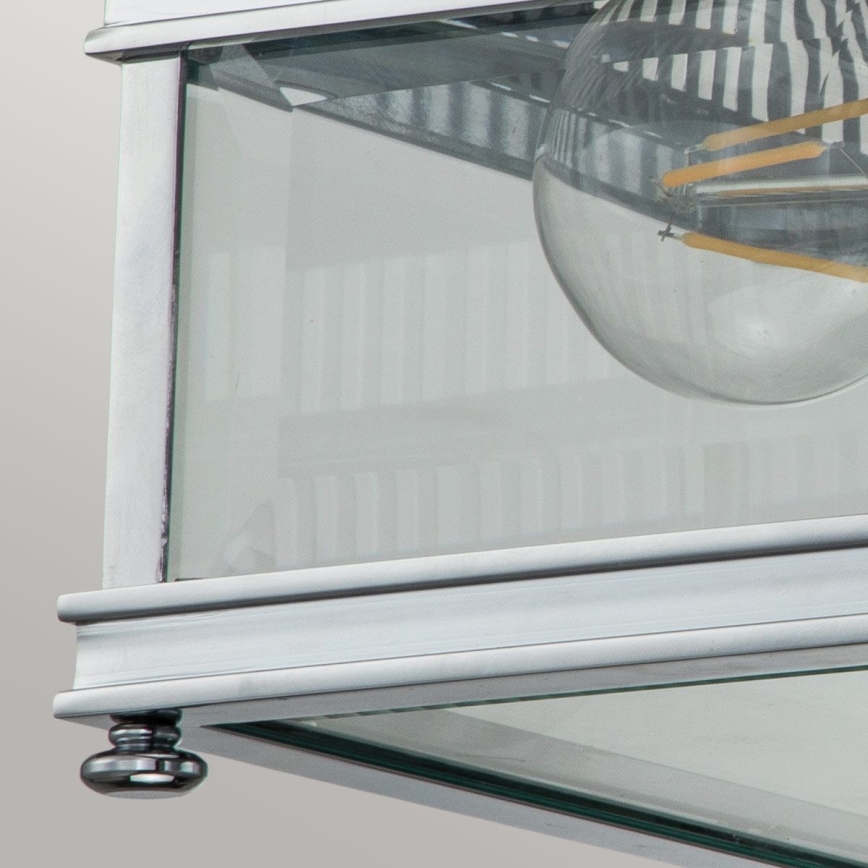 Elstead - Vonkajšie stropné svietidlo HOLBORN 2xE27/60W/230V IP44 lesklý chróm