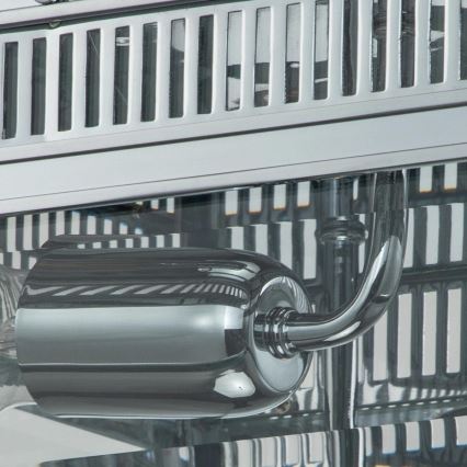 Elstead - Vonkajšie stropné svietidlo HOLBORN 2xE27/60W/230V IP44 lesklý chróm