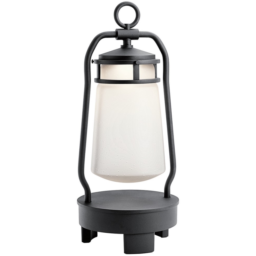 Elstead - Vonkajšia lampa s reproduktorom LYNDON 3W/230V IP44 8800 mAh