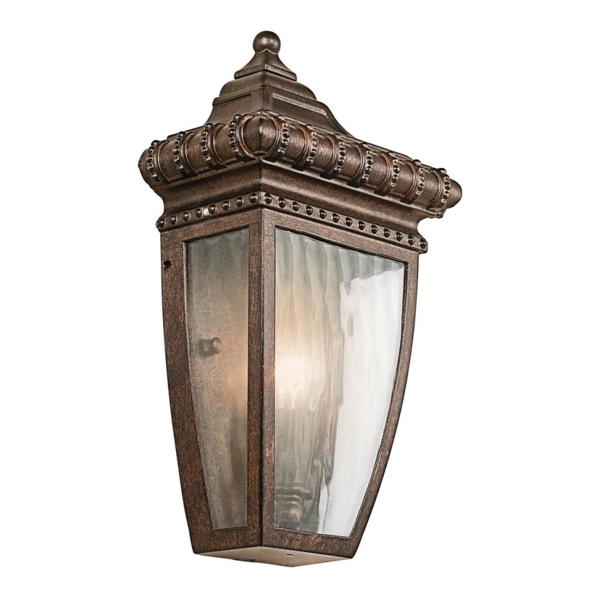 Elstead KL-VENETIAN7-S - Vonkajšie nástenné svietidlo VENETIAN 1xE14/60W/230V IP44