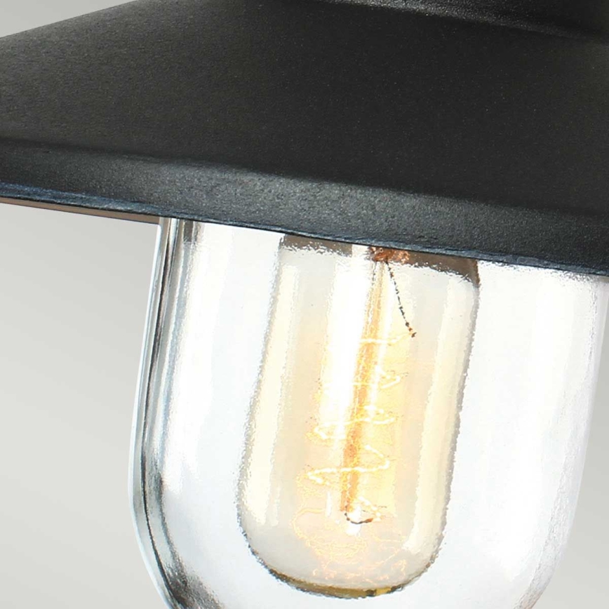 Elstead - Vonkajšie svietidlo KLAMPENBORG 1xE27/60W/230V IP44 čierna