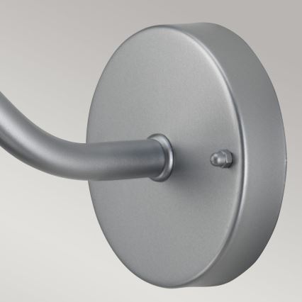 Elstead - Vonkajšie nástenné svietidlo KLAMPENBORG 1xE27/60W/230V IP44 matný chróm