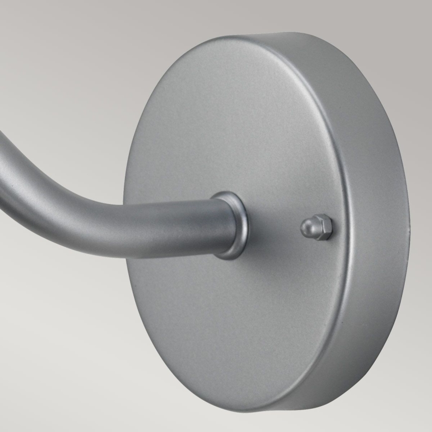 Elstead - Vonkajšie nástenné svietidlo KLAMPENBORG 1xE27/60W/230V IP44 matný chróm