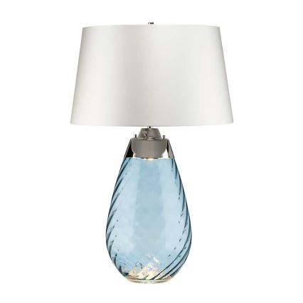 Elstead - LED Stolná lampa LENA 1xE27/40W/230V + 1xGU10/7W 74 cm modrá/biela