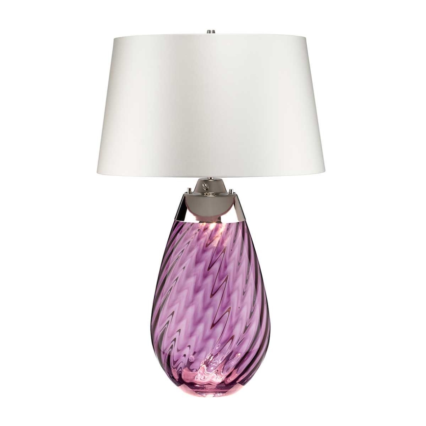Elstead - LED Stolná lampa LENA 1xE27/40W/230V + 1xGU10/7W 74 cm ružová/biela