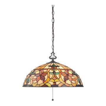 Elstead - Luster na reťazi Tiffany KAMI 3xE27/60W/230V