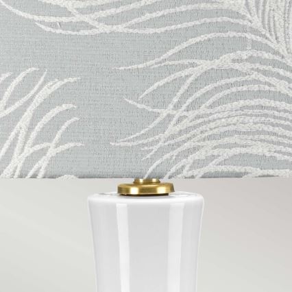 Elstead - Stolná lampa MILO 1xE27/60W/230V šedá