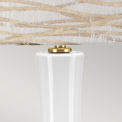 Elstead - Stolná lampa MILO 1xE27/60W/230V béžová