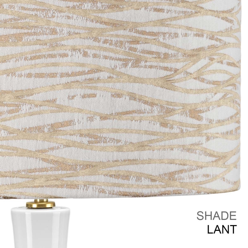 Elstead - Stolná lampa MILO 1xE27/60W/230V béžová