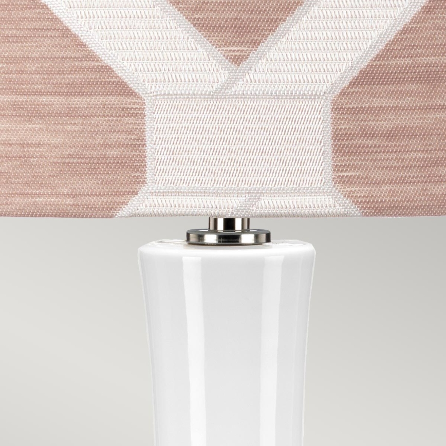 Elstead - Stolná lampa MILO 1xE27/60W/230V ružová