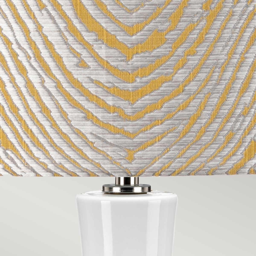 Elstead - Stolná lampa MILO 1xE27/60W/230V šedá/zlatá