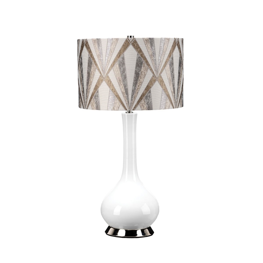 Elstead - Stolná lampa MILO 1xE27/60W/230V šedá/hnedá
