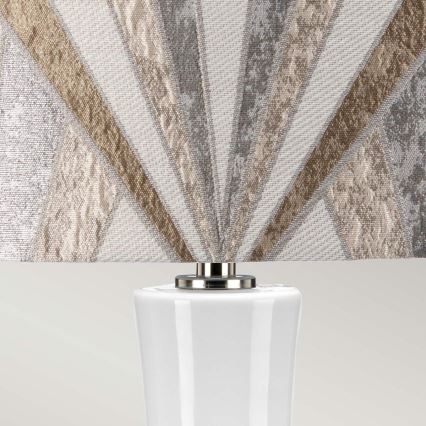 Elstead - Stolná lampa MILO 1xE27/60W/230V šedá/hnedá