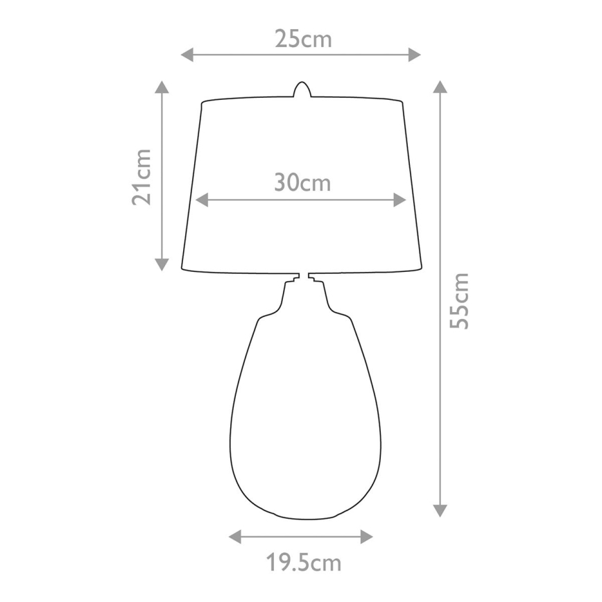 Elstead - Stolná lampa NEWHAM 1xE27/60W/230V