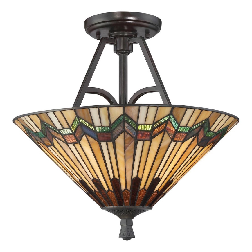 Elstead - Prisadený luster Tiffany ALCOTT 2xE27/60W/230V