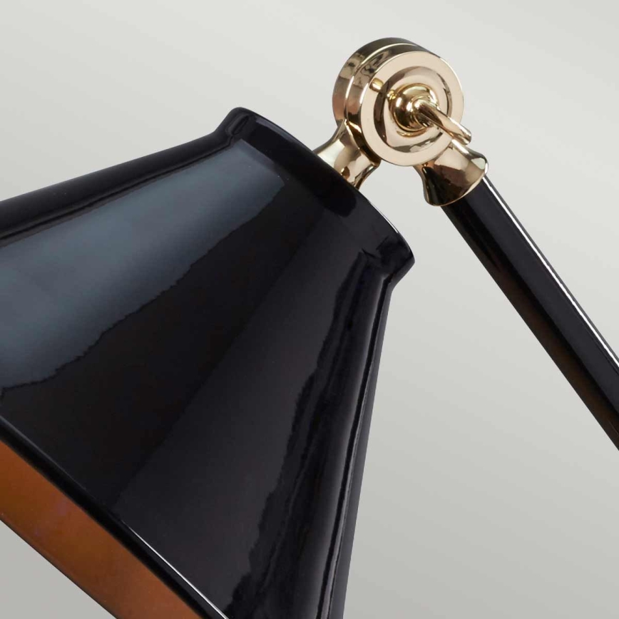 Elstead - Stolná lampa PROVENCE ELEMENT 1xE27/60W/230V čierna