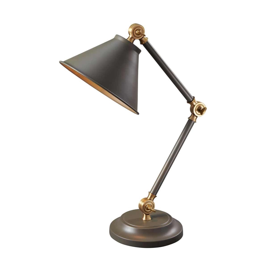 Elstead - Stolná lampa PROVENCE ELEMENT 1xE27/60W/230V šedá