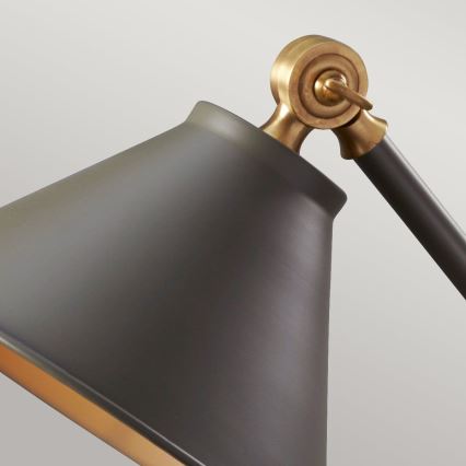 Elstead - Stolná lampa PROVENCE ELEMENT 1xE27/60W/230V šedá