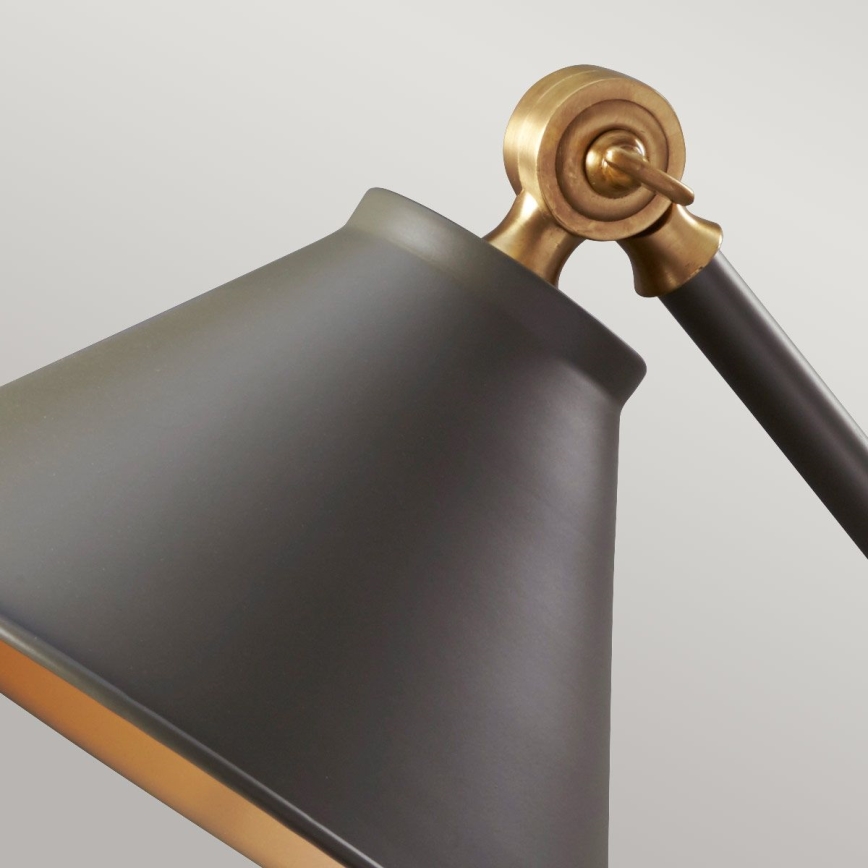 Elstead - Stolná lampa PROVENCE ELEMENT 1xE27/60W/230V šedá