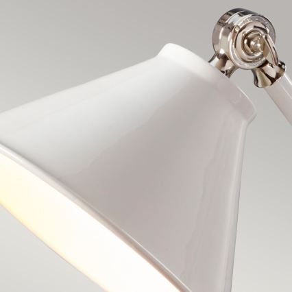 Elstead - Stolná lampa PROVENCE ELEMENT 1xE27/60W/230V biela
