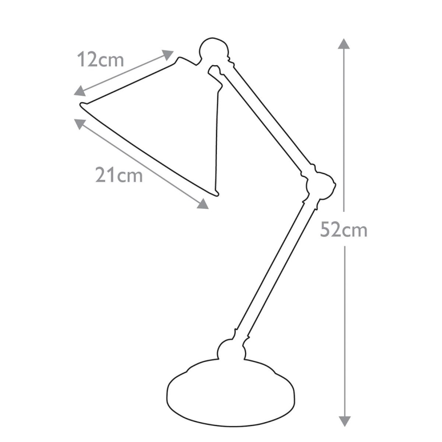 Elstead - Stolná lampa PROVENCE ELEMENT 1xE27/60W/230V biela