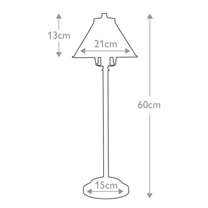 Elstead PV-SL-AB - LED Stolná lampa PROVENCE 1xE14/4W/230V
