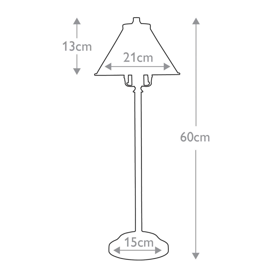 Elstead PV-SL-AB - LED Stolná lampa PROVENCE 1xE14/4W/230V