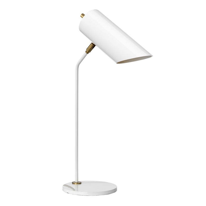 Elstead QUINTO-TL-WAB - Stolná lampa QUINTO 1xE27/8W/230V biela