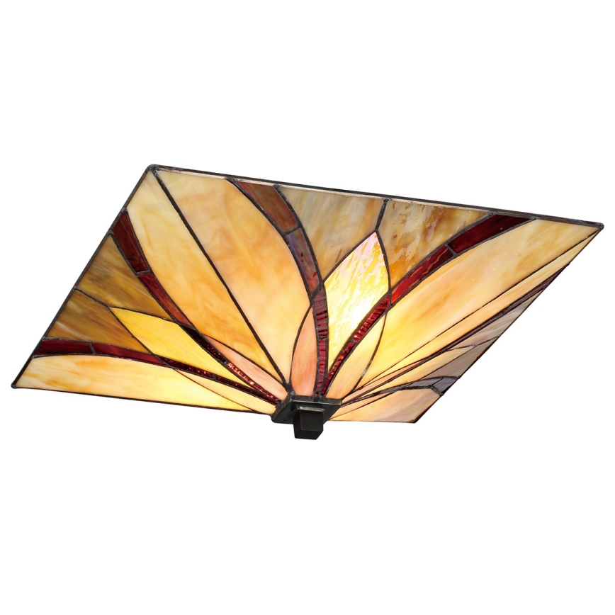 Elstead - Stropné svietidlo Tiffany ASHEVILLE 2xE27/60W/230V