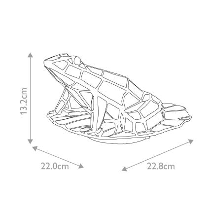 Elstead - LED dekoratívne svietidlo TIFFANY 1xG9/3W/12V žaba
