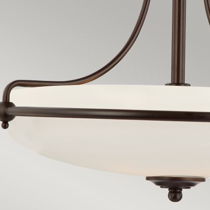 Elstead - Prisadený luster GRIFFIN 4xE27/100W/230V bronz