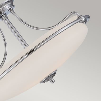 Elstead - Prisadený luster GRIFFIN 3xE27/100W/230V lesklý chróm