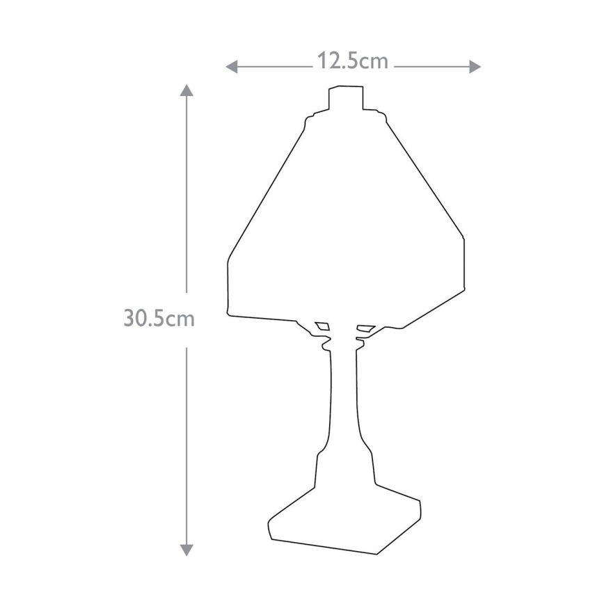Elstead QZ-HOLMES-TL - Stolná lampa HOLMES 1xE14/25W/230V