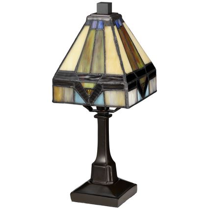 Elstead - Stolná lampa Tiffany HOLMES 1xE14/25W/230V