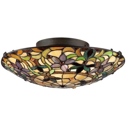 Elstead - Stropné svietidlo Tiffany KAMI 2xE27/60W/230V