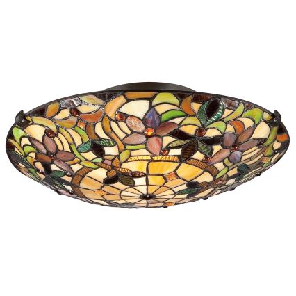 Elstead - Stropné svietidlo Tiffany KAMI 2xE27/60W/230V