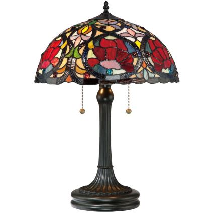 Elstead - Stolová lampa Tiffany LARISSA 2xE27/60W/230V