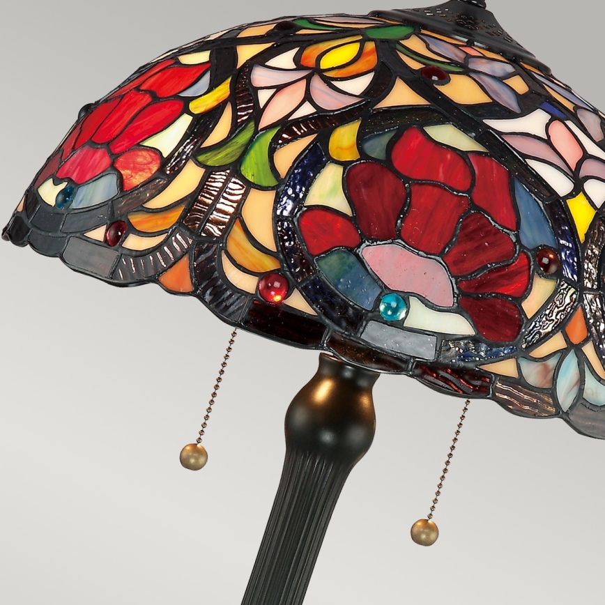 Elstead - Stolová lampa Tiffany LARISSA 2xE27/60W/230V