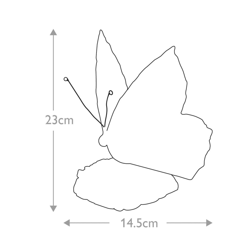 Elstead QZ-OBUTTERFLY-TL - LED Dekoračné svietidlo TIFFANY 1xG9/3W/12/230V motýľ